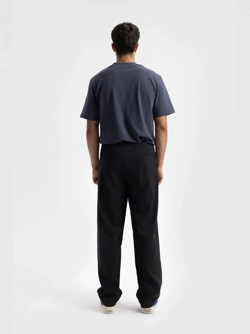 Giesto Navy Blue GIESTO Relaxed Fit Logo Print Crew Neck T-Shirt for Men | Best Price UAE